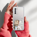 Stylish Girl Customize Transparent Silicon Case For iQOO 9 SE 5G