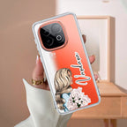 Stylish Girl Customize Transparent Silicon Case For iQOO Neo 10 5G