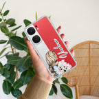 Stylish Girl Customize Transparent Silicon Case For iQOO Neo 9 Pro 5G