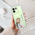 Stylish Girl Customize Transparent Silicon Case For Vivo T2 Pro 5G