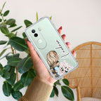 Stylish Girl Customize Transparent Silicon Case For Vivo Y39 5G