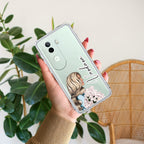 Stylish Girl Customize Transparent Silicon Case For Vivo V40e 5G