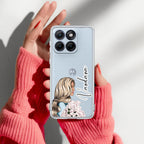 Stylish Girl Customize Anti Yellow Case For Motorola Edge 60 Stylus 5G