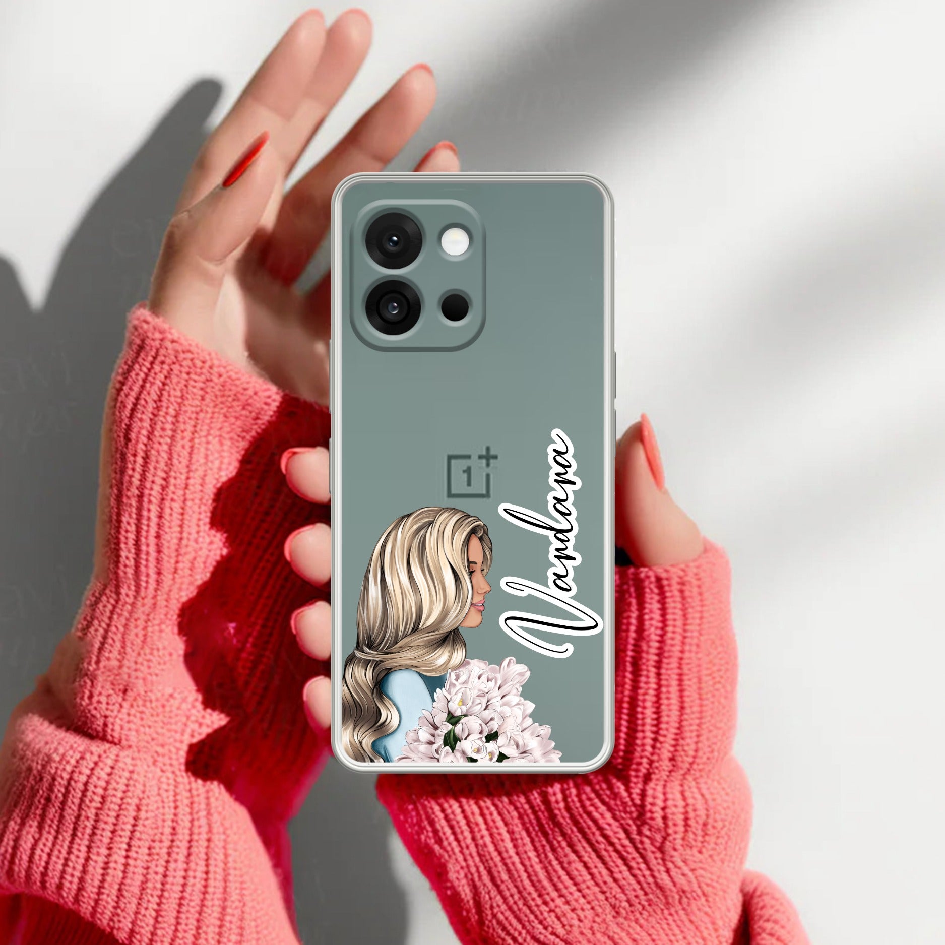 Stylish Girl Customize Transparent Silicon Case For OnePlus 13s 5G