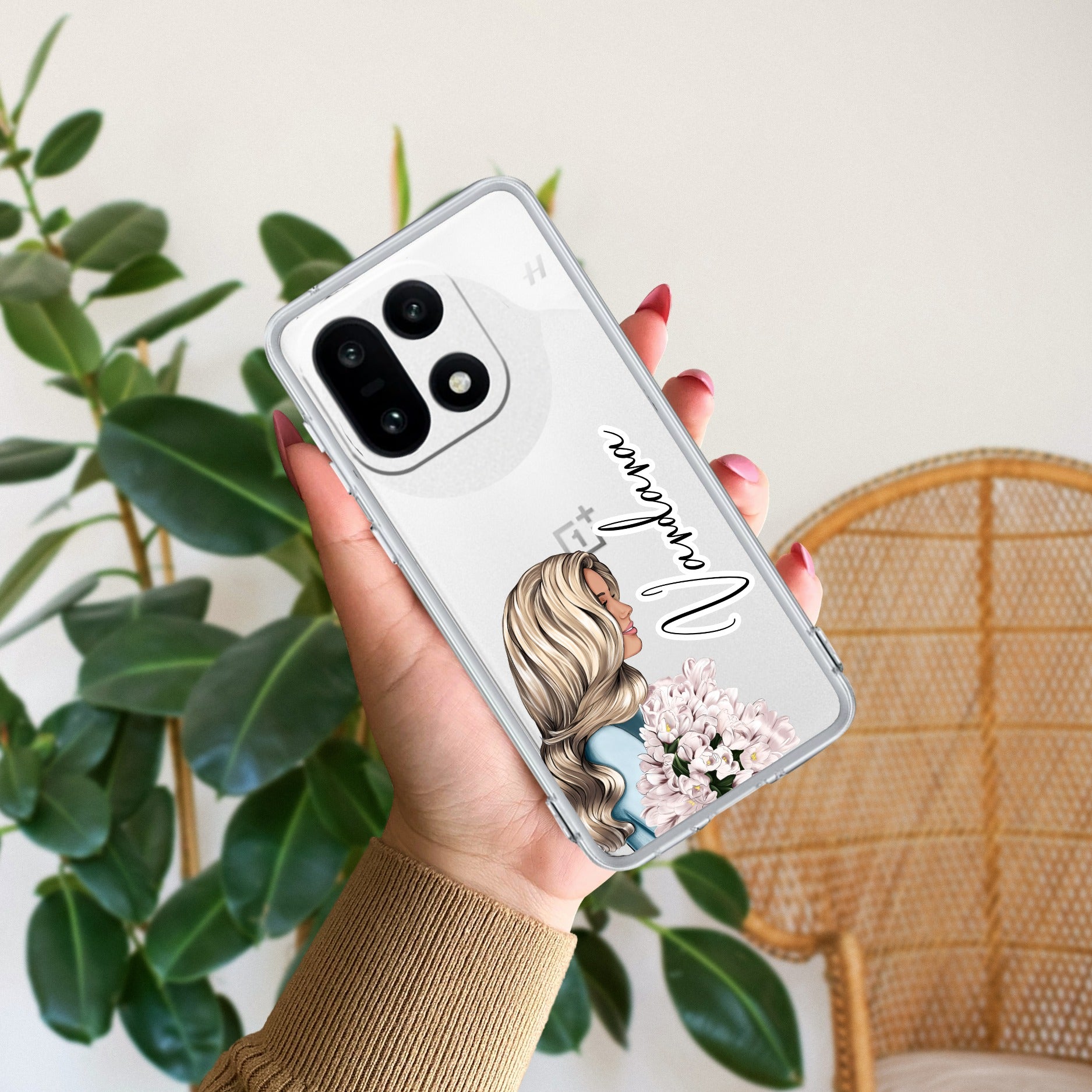 Stylish Girl Customize Anti Yellow Case For OnePlus 15 5G