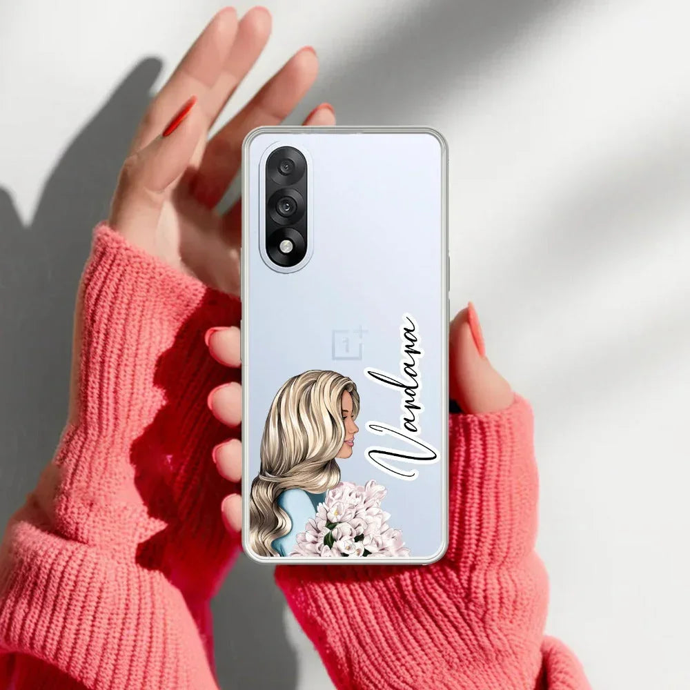 Stylish Girl Customize Transparent Silicon Case For OnePlus - ShopOnCliQ