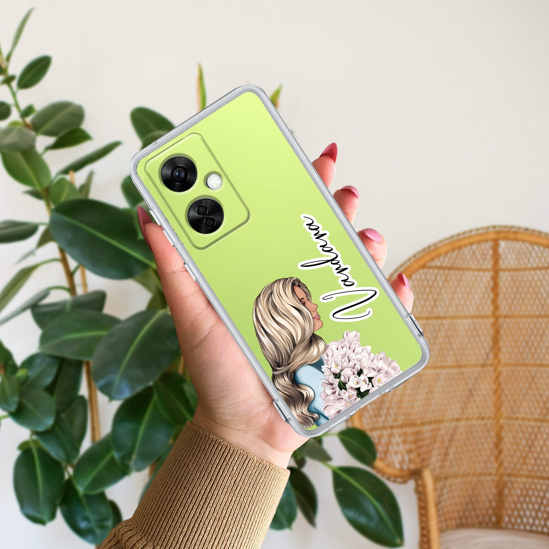 Stylish Girl Customize Anti Yellow Case For OnePlus Nord CE 3 Lite 5G
