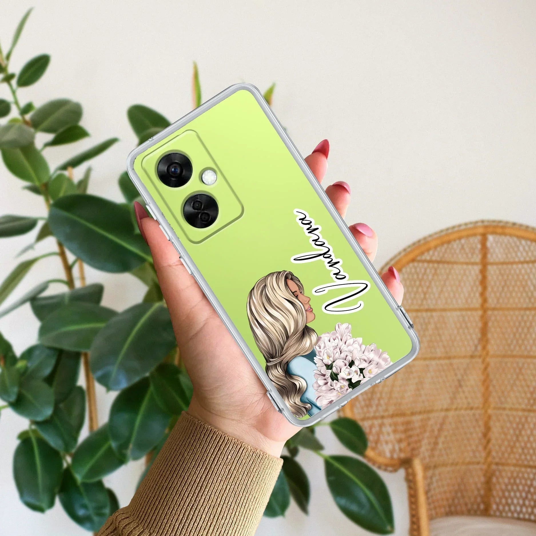 Stylish Girl Customize Transparent Silicon Case For OnePlus - ShopOnCliQ