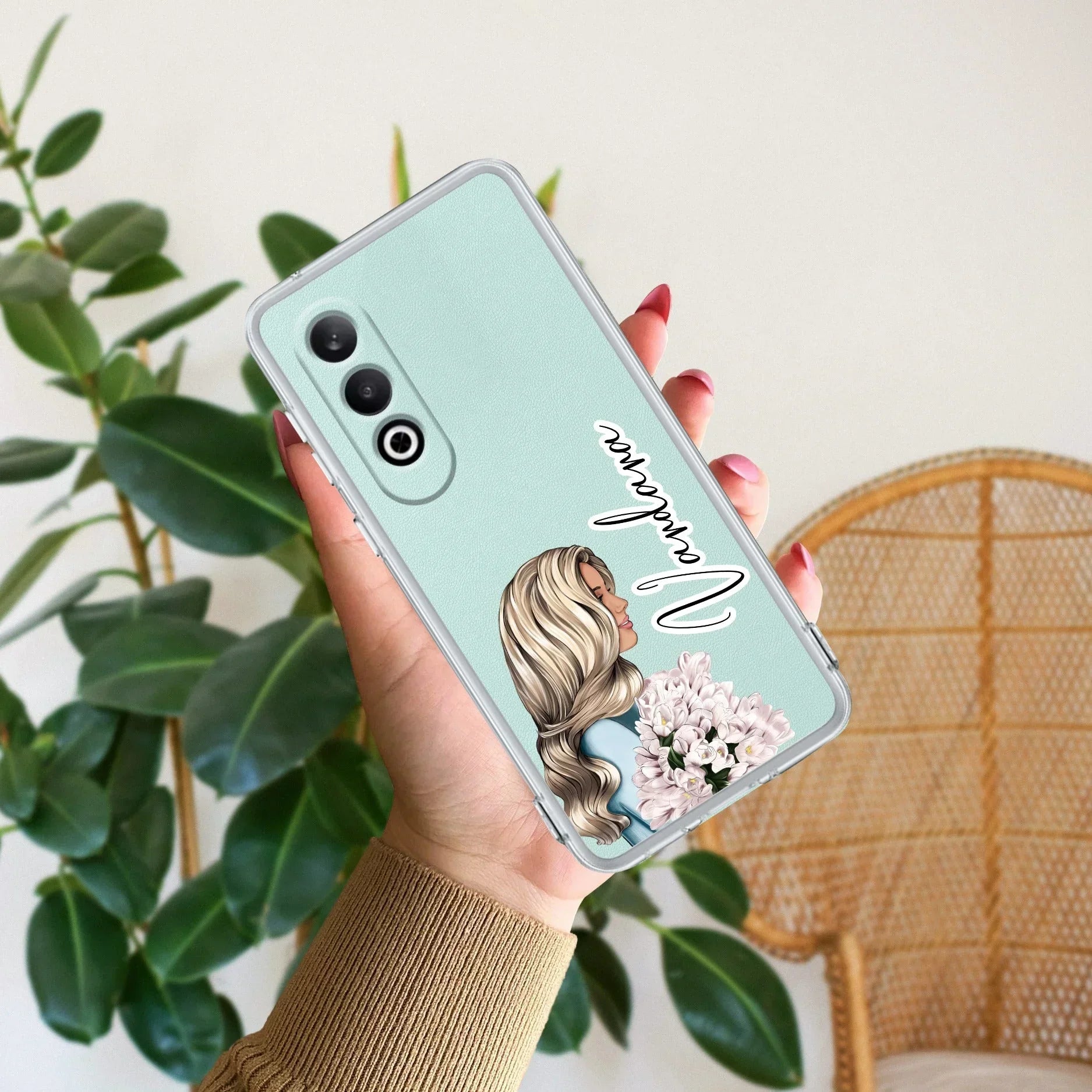 Stylish Girl Customize Transparent Silicon Case For OnePlus - ShopOnCliQ