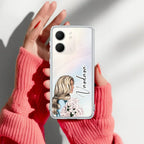 Stylish Girl Customize Anti Yellow Case For Oppo A5X 5G