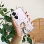 Stylish Girl Customize Anti Yellow Case For Oppo F25 Pro 5G