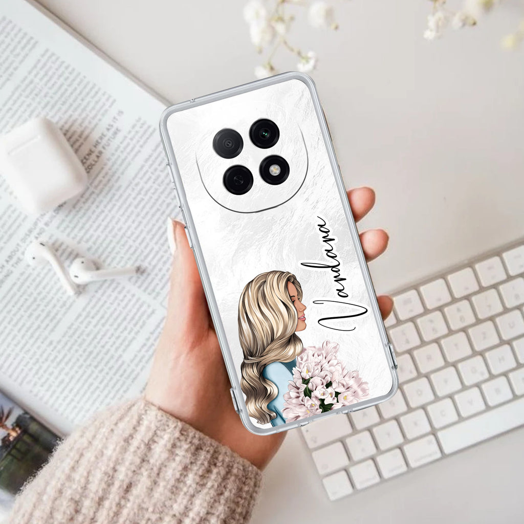 Stylish Girl Customize Anti Yellow Case For Oppo F29 Pro 5G