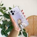 Stylish Girl Customize Transparent Silicon Case For Oppo F33 Pro 5G