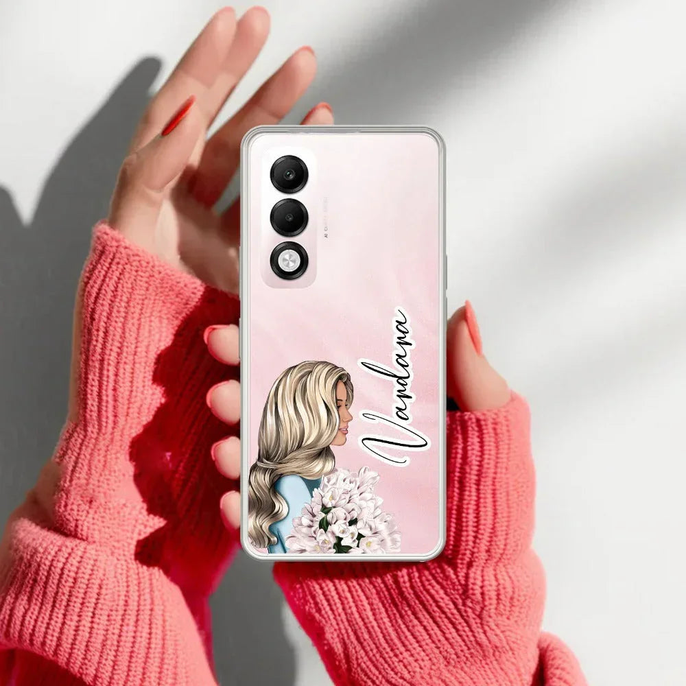 Stylish Girl Customize Transparent Silicon Case For Oppo - ShopOnCliQ