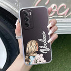 Stylish Girl Customize Anti Yellow Case For Oppo Reno 12 Pro 5G