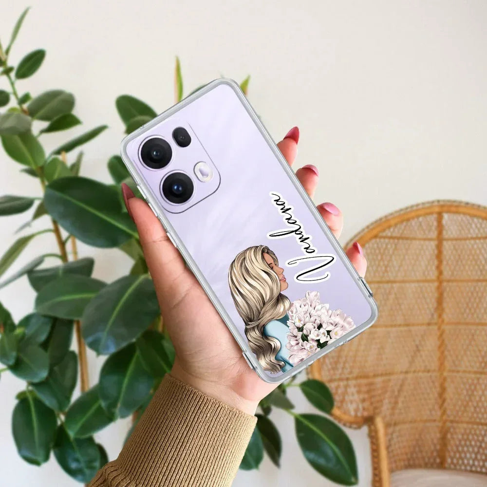 Stylish Girl Customize Anti Yellow Case For Oppo Reno 13 Pro 5G