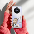 Stylish Girl Customize Transparent Silicon Case For Realme 13 5G