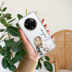 Stylish Girl Customize Anti Yelllow Case For Realme 14 Pro 5G