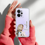 Stylish Girl Customize Anti Yelllow Case For Realme 14T 5G