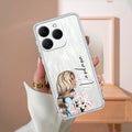 Stylish Girl Customize Anti Yellow Case For Realme 15T 5G