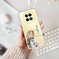 Stylish Girl Customize Transparent Silicon Case For Realme 12 Pro Plus 5G