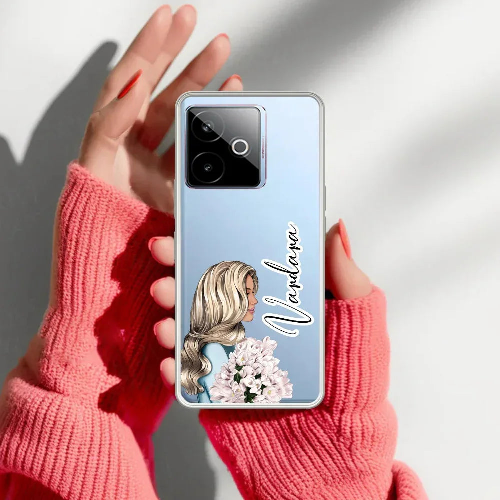 Stylish Girl Customize Anti Yelllow Case For Realme GT 7T 5G