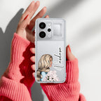 Stylish Girl Customize Anti Yelllow Case For Realme Narzo Power 5G
