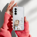 Stylish Girl Customize Transparent Silicon Case For Realme P4x 5G