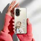 Customize Photo With Name  Transparent Silicon Case For Poco C71 4G