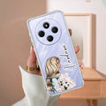 Customize Photo With Name  Transparent Silicon Case For Poco C75 5G
