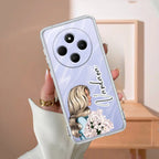 Customize Photo With Name  Transparent Silicon Case For Poco C75 5G