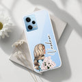 Stylish Girl Customize Transparent Silicon Case For Redmi Note 12 5G