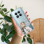 Stylish Girl Customize Transparent Silicon Case For Redmi Note 15 Pro Plus 5G