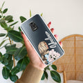 Stylish Girl Customize Transparent Silicon Case For Redmi Note 9 Pro / Redmi Note 9 Pro Max / Redmi Note 10 lite