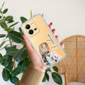Stylish Girl Customize Transparent Silicon Case For Vivo V25
