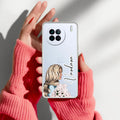 Stylish Girl Customize Anti Yellow Case For Vivo X90 5G