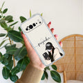 Stylish Girl With Cap Customize Transparent Silicon Case For Google Pixel 10 Pro XL