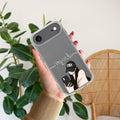 Stylish Girl With Cap Customize Transparent Silicon Case For iPhone Air