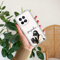 Stylish Girl With Cap Customize Transparent Silicon Case For iQOO 15 5G