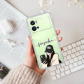 Stylish Girl With Cap Customize Transparent Silicon Case For iQOO Neo 7 Pro 5G