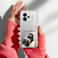 Stylish Girl With Cap Customize Transparent Silicon Case For iQOO Neo 10R 5G