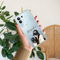 Stylish Girl With Cap Customize Transparent Silicon Case For iQOO Z10x 5G