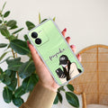 Stylish Girl With Cap Customize Transparent Silicon Case For iQOO Z9 5G
