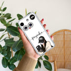 Stylish Girl With Cap Customize Anti Yellow Case For Nothing Phone 3