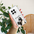 Stylish Girl With Cap Customize Transparent Silicon Case For OnePlus 13 5G