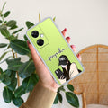 Stylish Girl With Cap Customize Transparent Silicon Case For OnePlus Nord CE 3 Lite 5G