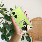 Stylish Girl With Cap Customize Anti Yellow Case For OnePlus Nord CE 3 5G