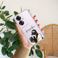 Stylish Girl With Cap Customize Anti Yellow Case For Oppo F25 Pro 5G