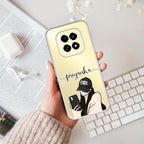 Stylish Girl With Cap Customize Anti Yellow Case For Oppo F29 5G