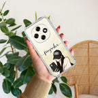 Stylish Girl With Cap Customize Anti Yellow Case For Oppo F31 Pro 5G